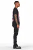 Radko Black Stacked Flare Cargo Pants sold by Rockstar Original