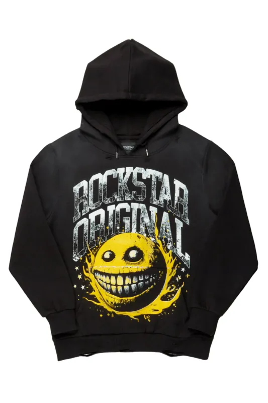 Chuffed Black Graphic Hoodie sold by Rockstar Original