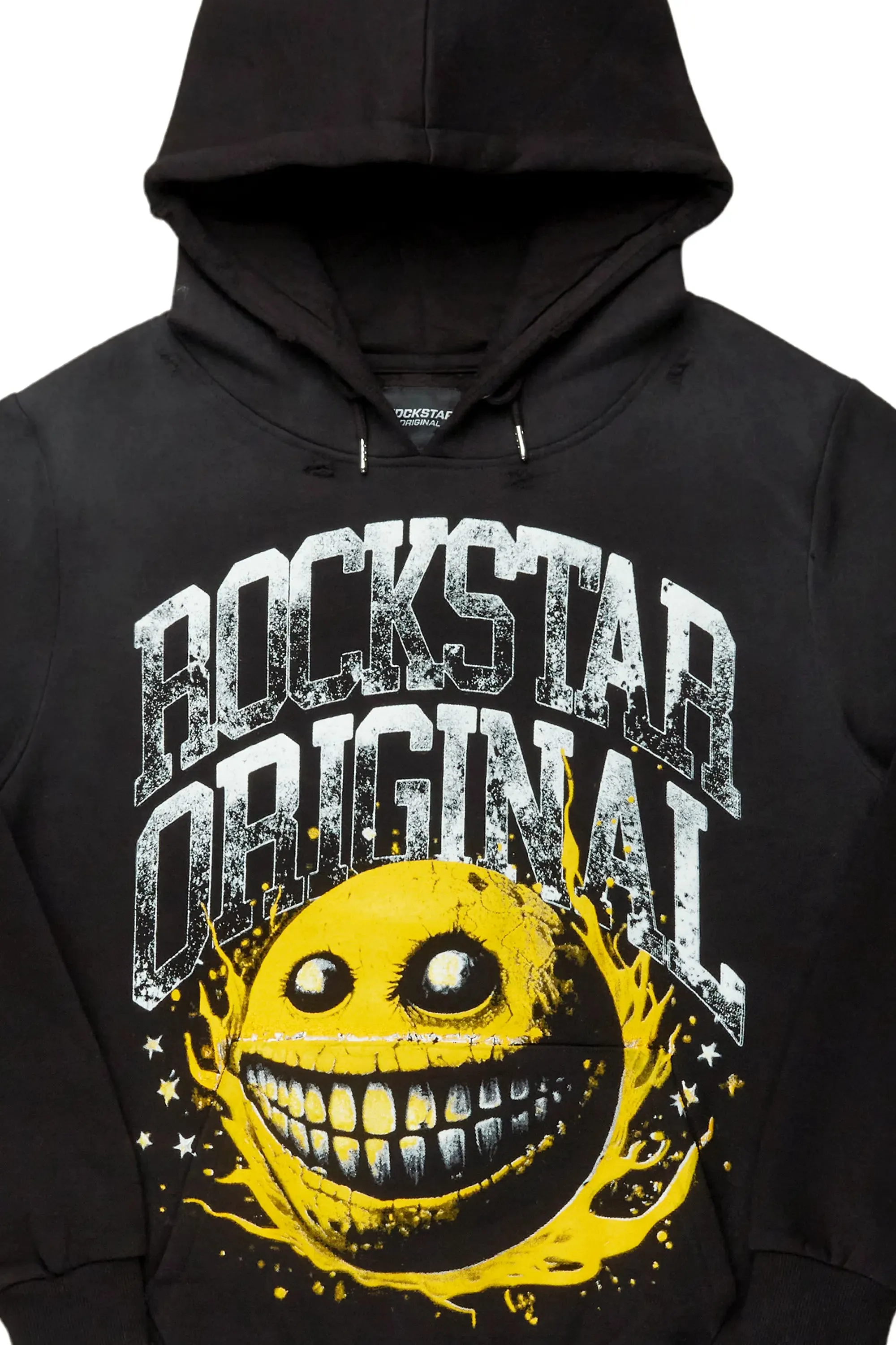Chuffed Black Graphic Hoodie sold by Rockstar Original product image thumbnail 5