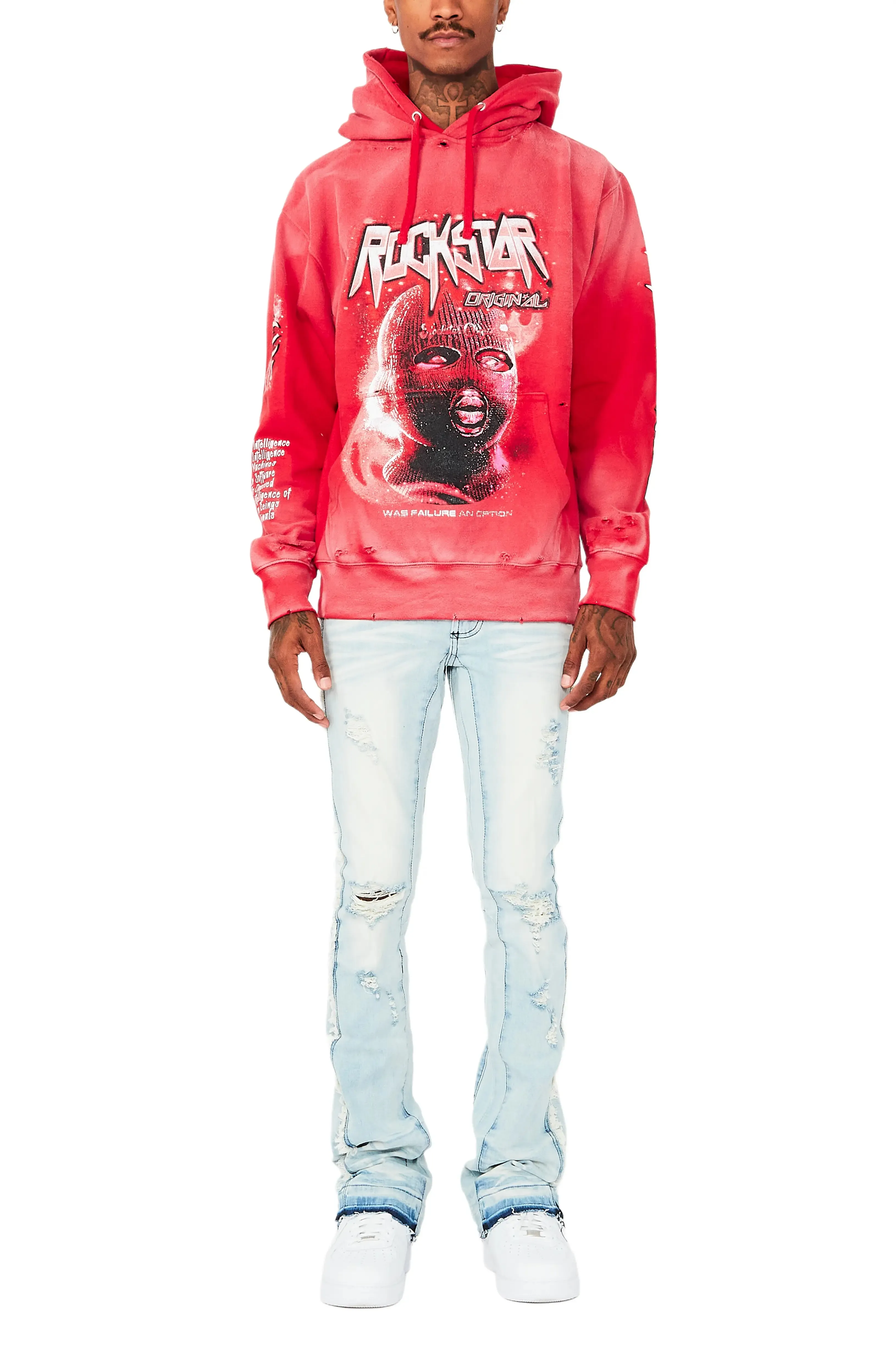 Ganen Red Graphic Hoodie sold by Rockstar Original product image thumbnail 5