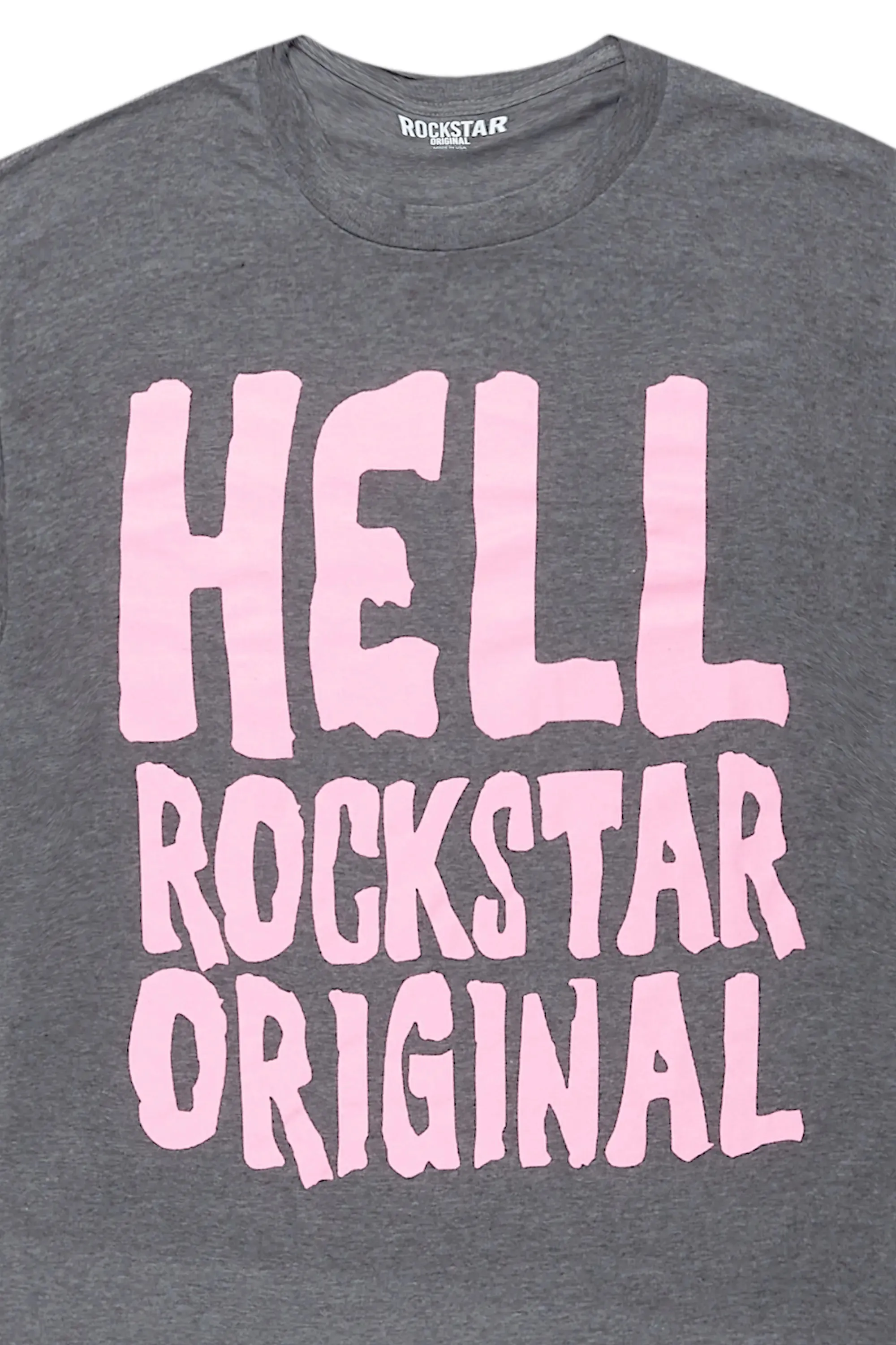 Akurra Charcoal Oversized T-Shirt sold by Rockstar Original product image thumbnail 2