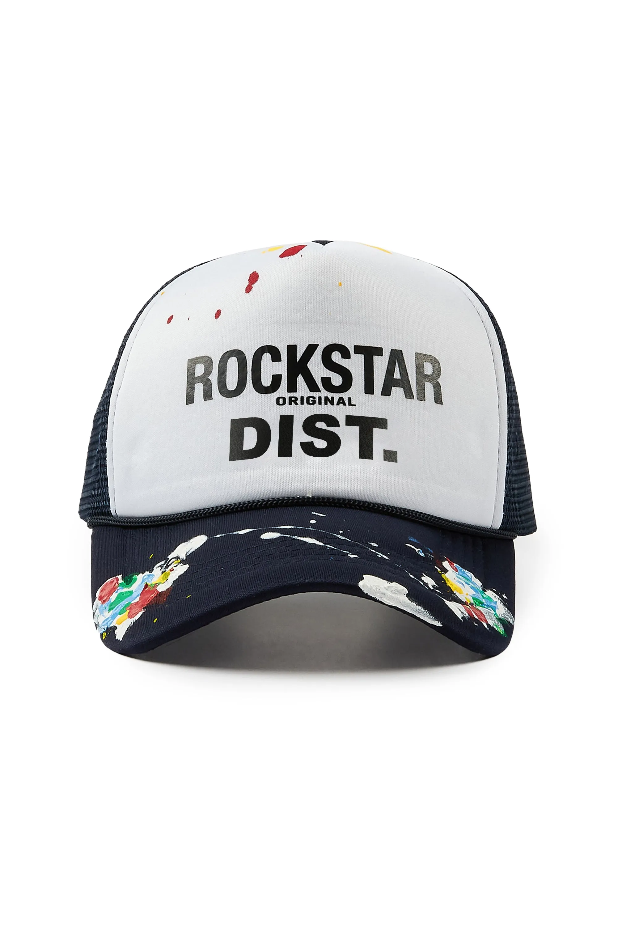 Neptune White/Navy Trucker Hat sold by Rockstar Original