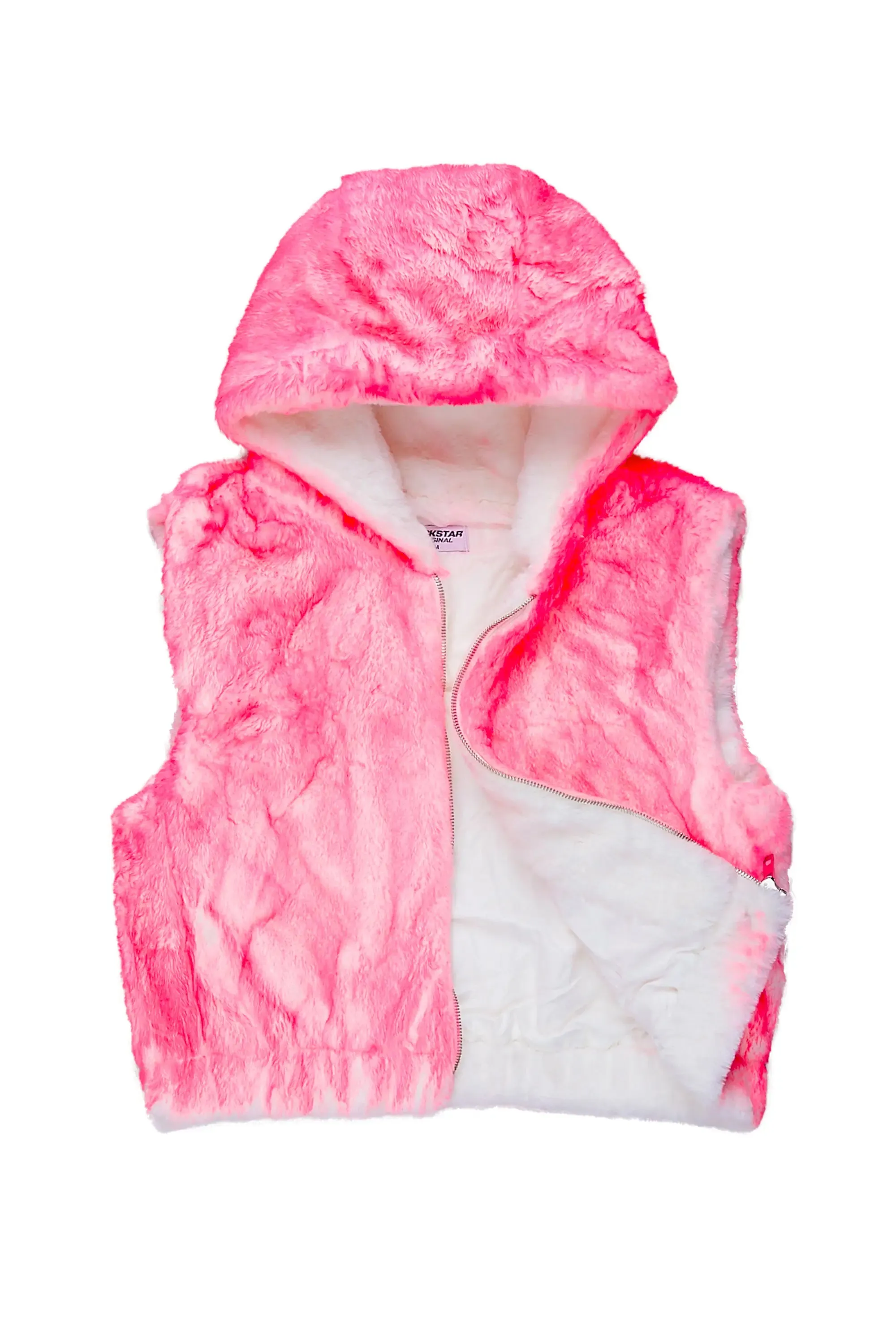 Christal Pink Fur Vest sold by Rockstar Original product image thumbnail 4