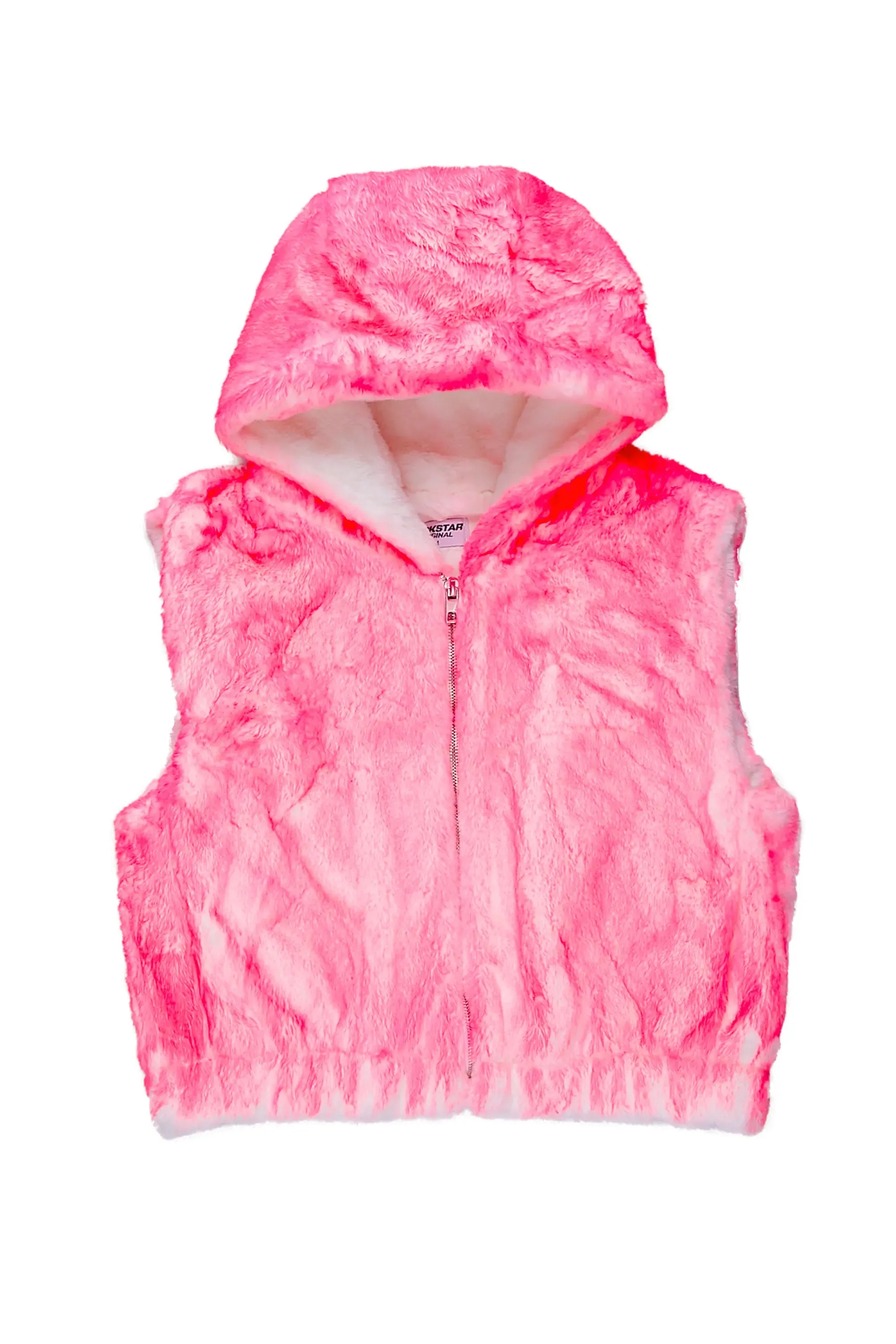 Christal Pink Fur Vest sold by Rockstar Original product image thumbnail 3