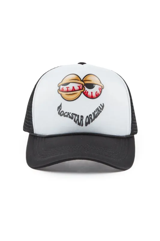 Highya Black/White Trucker Hat sold by Rockstar Original