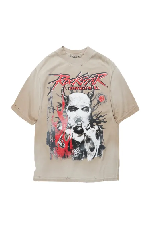 Mercy Oatmeal Oversized T-Shirt sold by Rockstar Original
