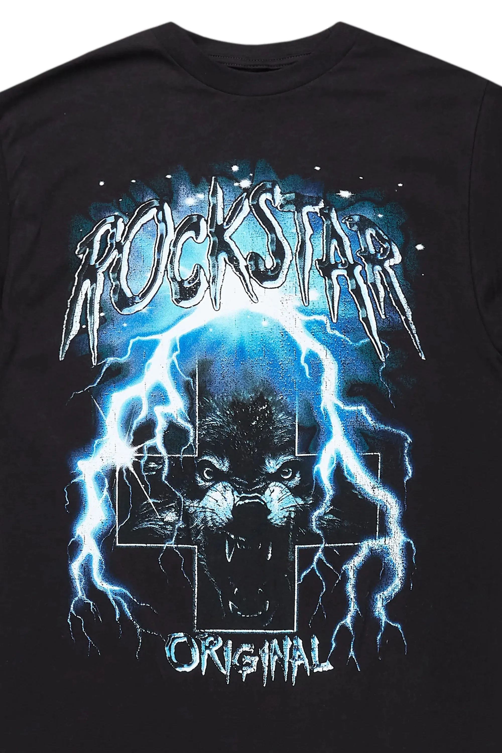Bolk Black Graphic T-Shirt sold by Rockstar Original product image thumbnail 3