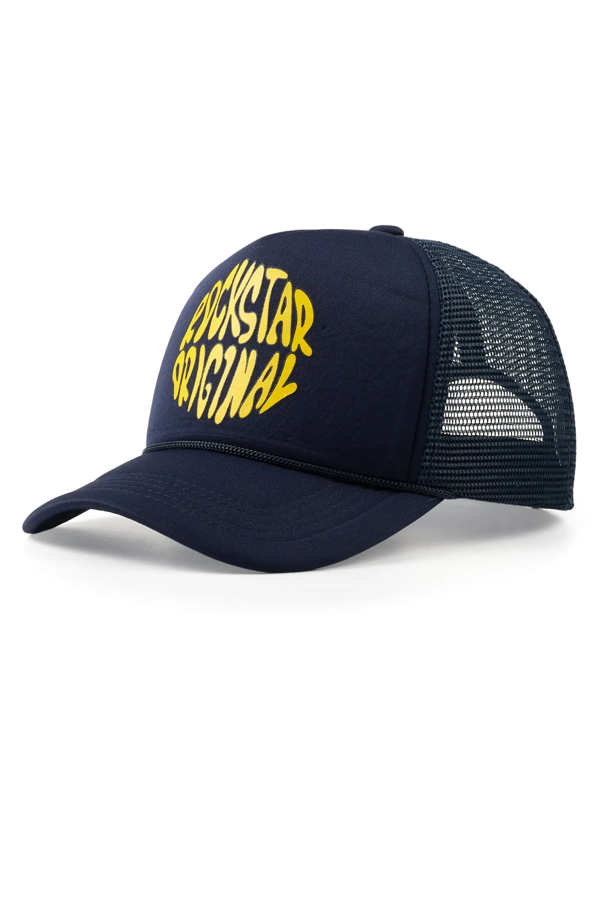 Neron Navy Graphic Trucker Hat sold by Rockstar Original product image thumbnail 3