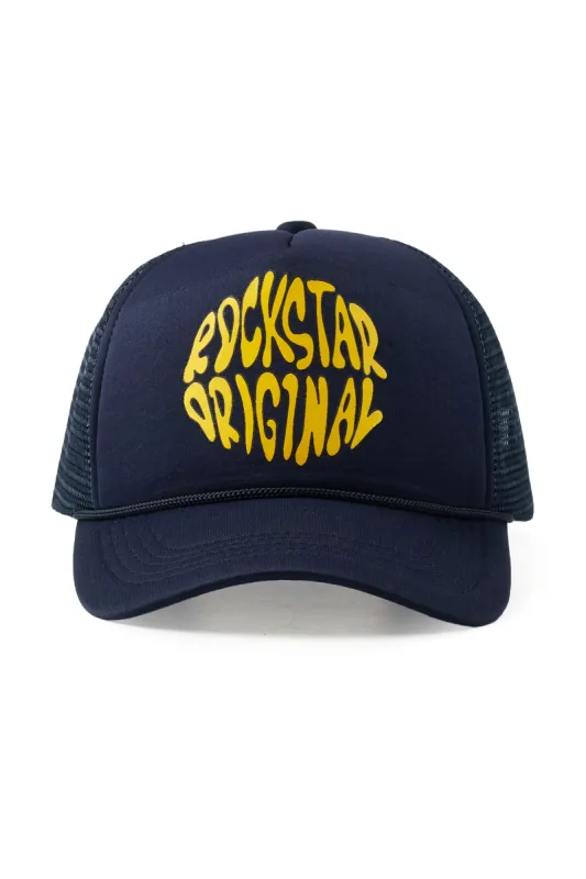 Neron Navy Graphic Trucker Hat sold by Rockstar Original