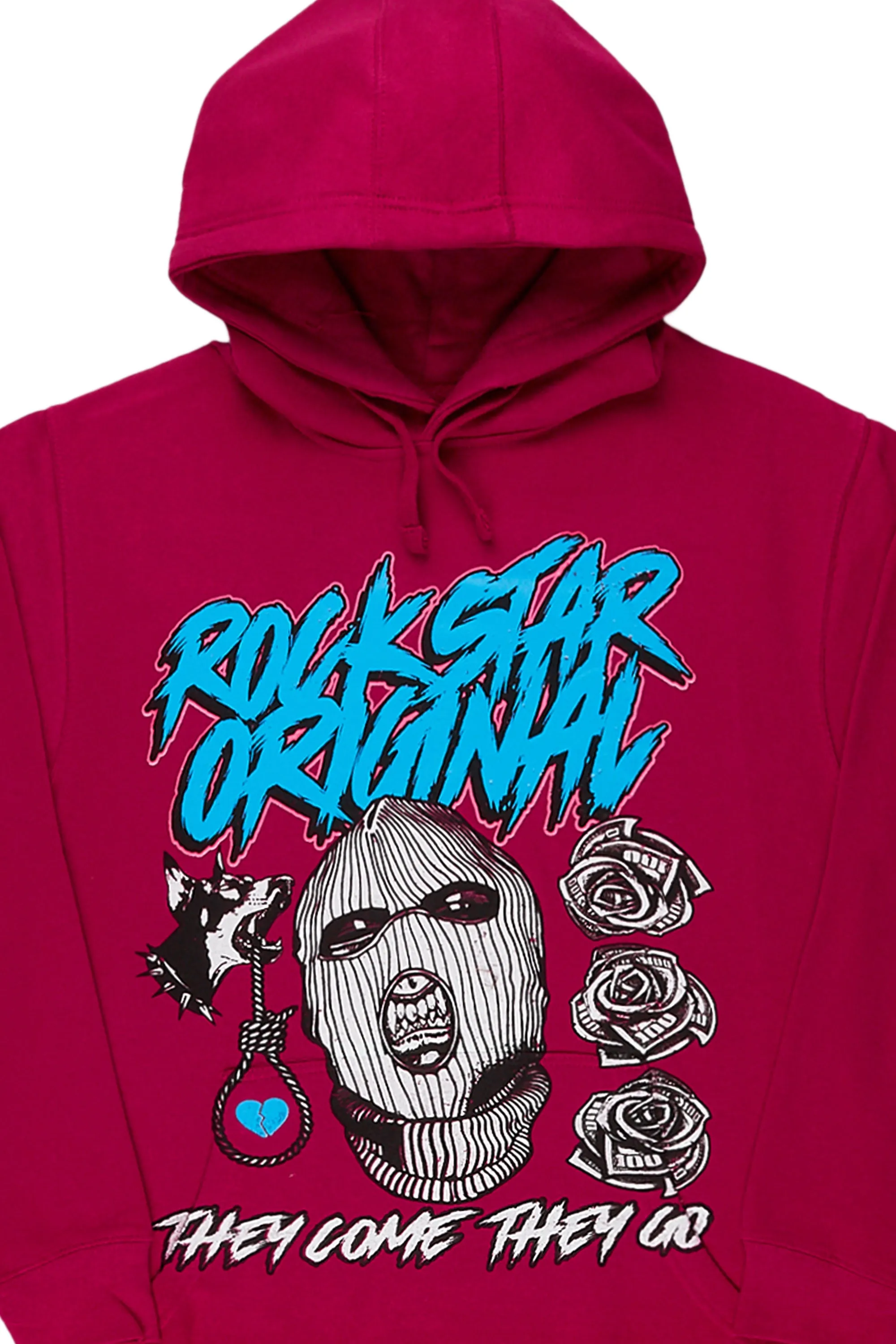 Nolani Fuchsia Oversized Hoodie sold by Rockstar Original product image thumbnail 2