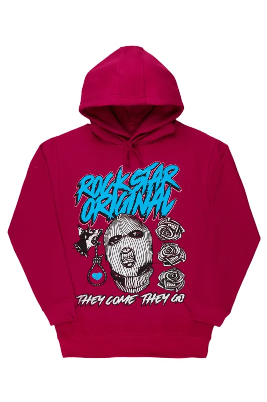 Nolani Fuchsia Oversized Hoodie sold by Rockstar Original