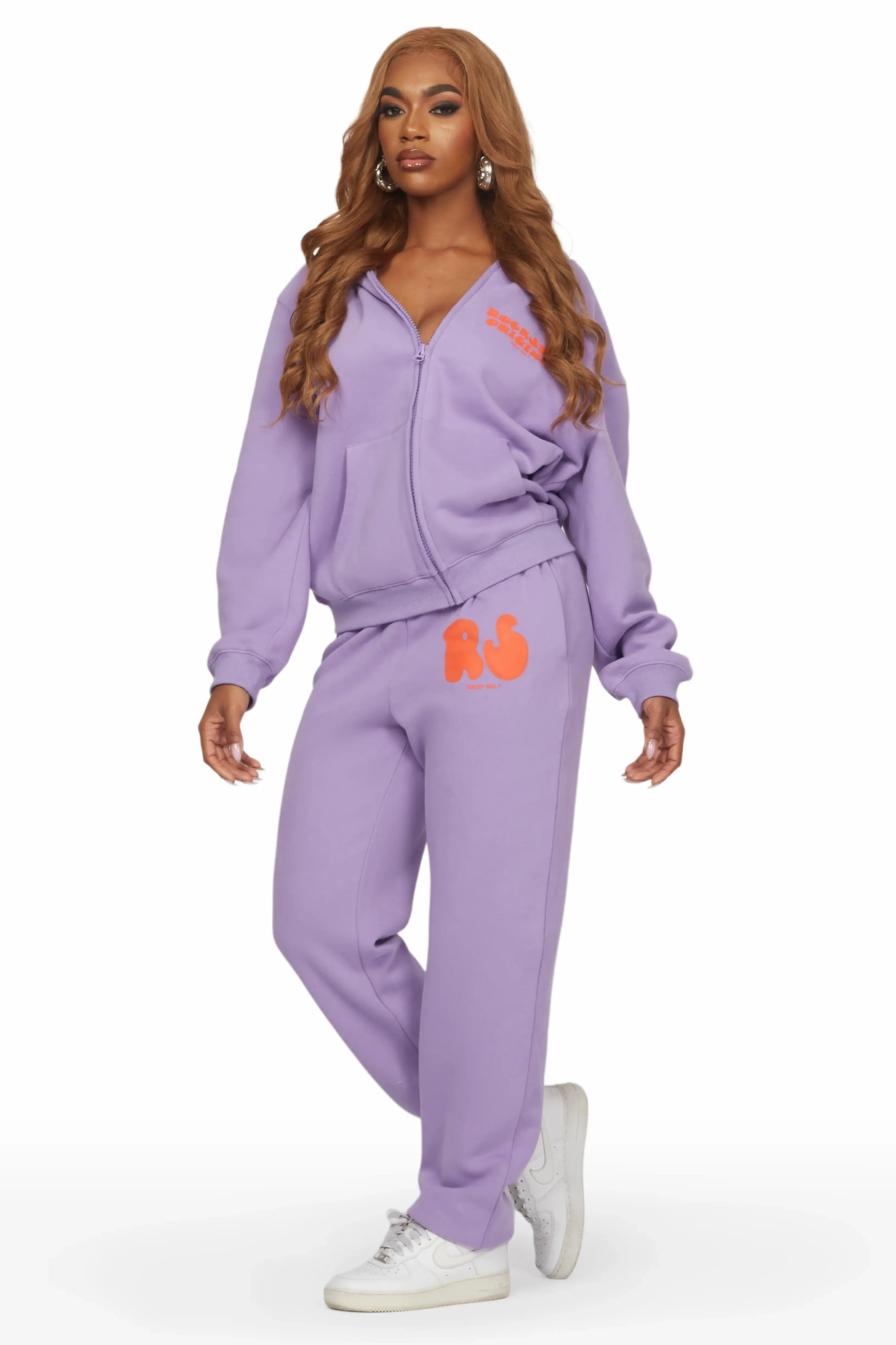Shandee Lavender Oversized Trackset sold by Rockstar Original product image thumbnail 5