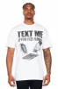 Textme White Graphic T-Shirt sold by Rockstar Original