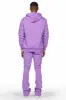 Draven Purple Hoodie/Stacked Flare Track Pant Set sold by Rockstar Original