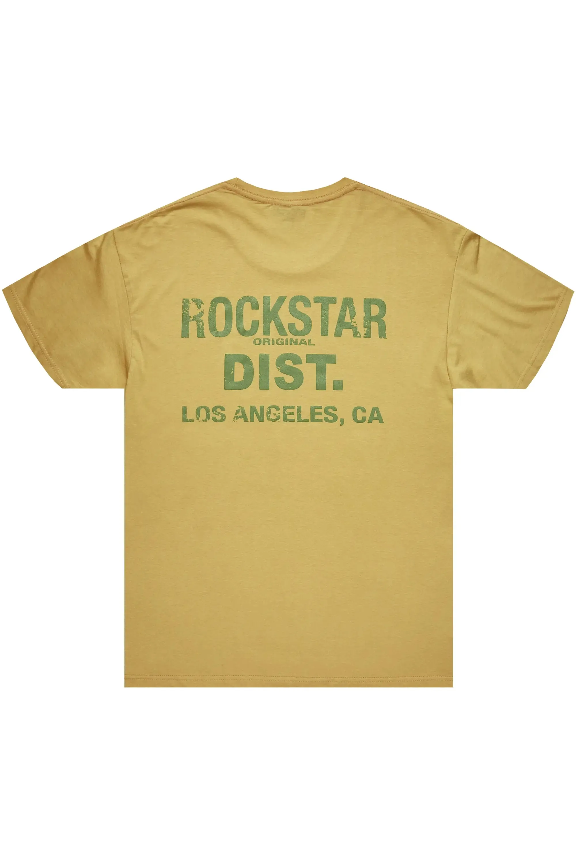 Lake Beige/Green Graphic T-Shirt sold by Rockstar Original