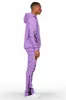 Draven Purple Hoodie/Stacked Flare Track Pant Set sold by Rockstar Original