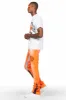 Mallor White/Orange T-Shirt/Super Stacked Track Set sold by Rockstar Original