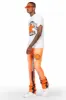 Mallor White/Orange T-Shirt/Super Stacked Track Set sold by Rockstar Original