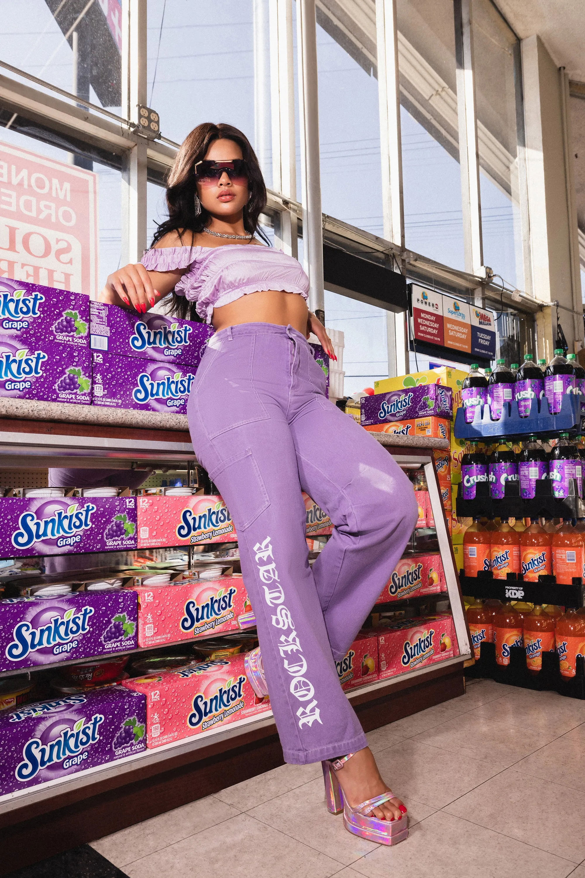 Jaliyah Crop Tank-Lavender sold by Rockstar Original product image thumbnail 4