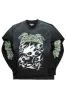 Schtupp Black Double Layer Long Sleeve Graphic T-Shirt sold by Rockstar Original