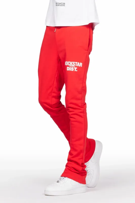 Alpine Red Stacked Flare Pant sold by Rockstar Original