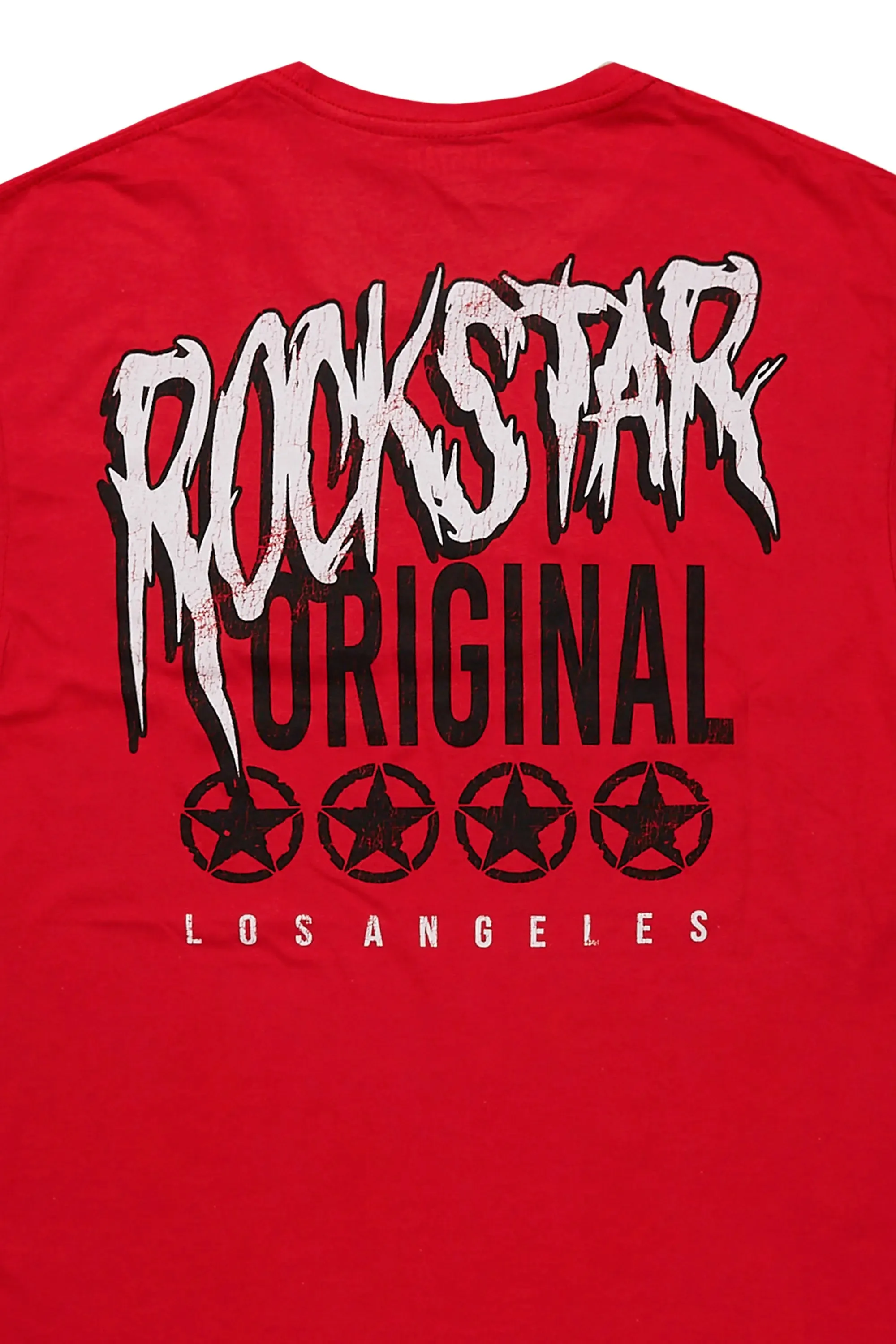 Wizzurd Red Graphic T-Shirt sold by Rockstar Original product image thumbnail 2