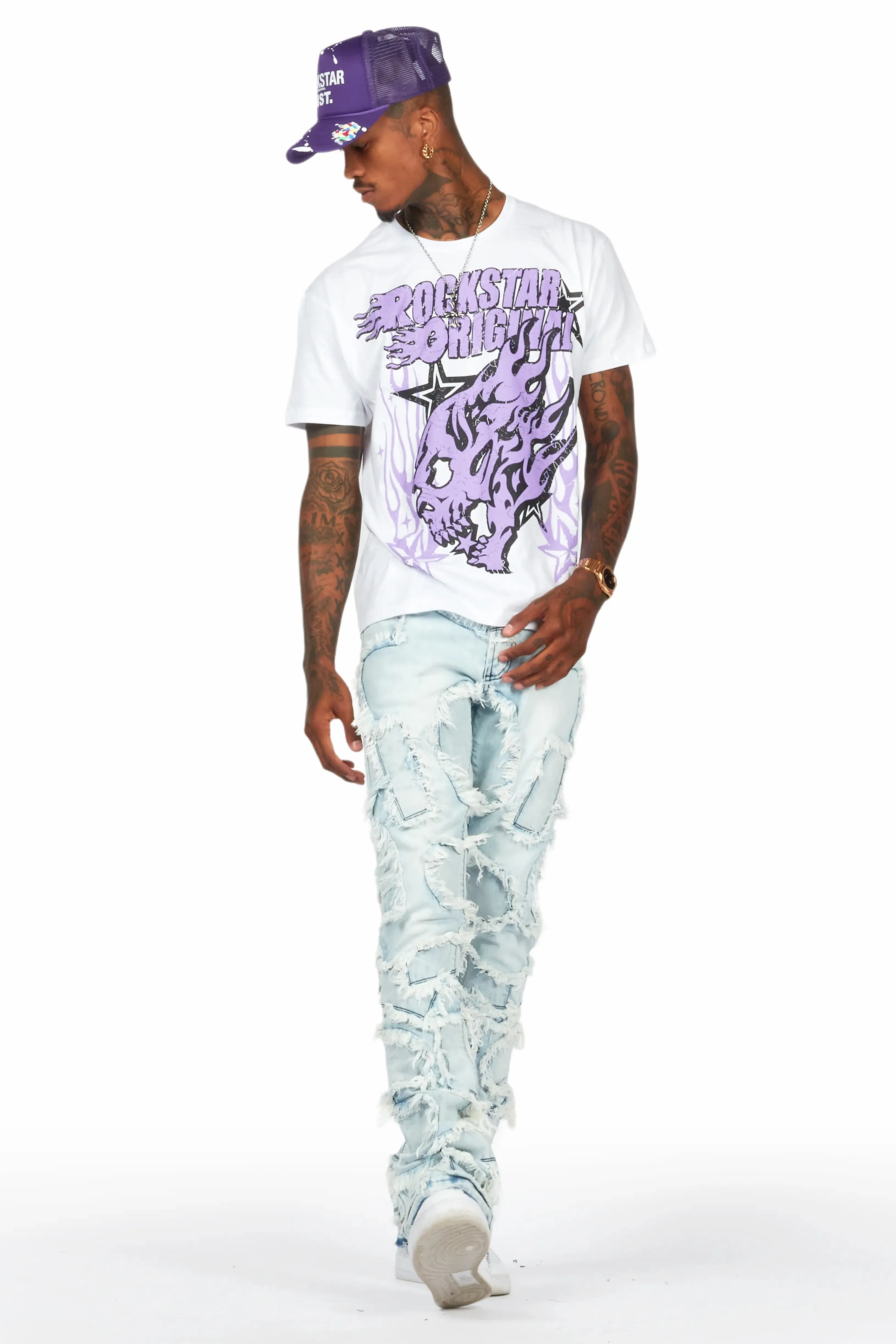 Neptune Purple Trucker Hat sold by Rockstar Original product image thumbnail 2