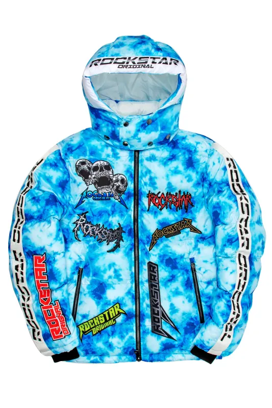 Giovan Puffer Jacket- Blue sold by Rockstar Original