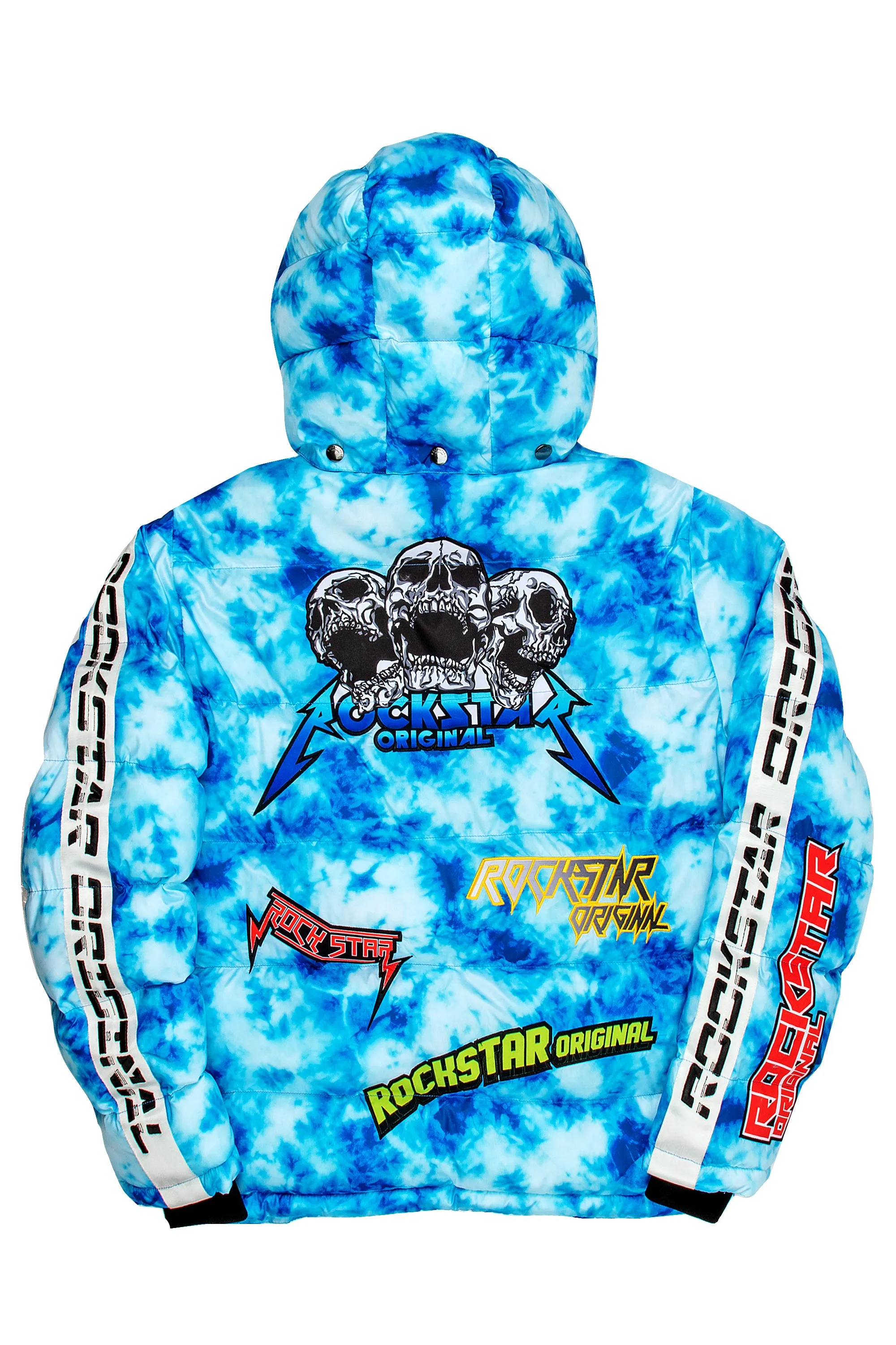 Giovan Puffer Jacket- Blue sold by Rockstar Original product image thumbnail 5