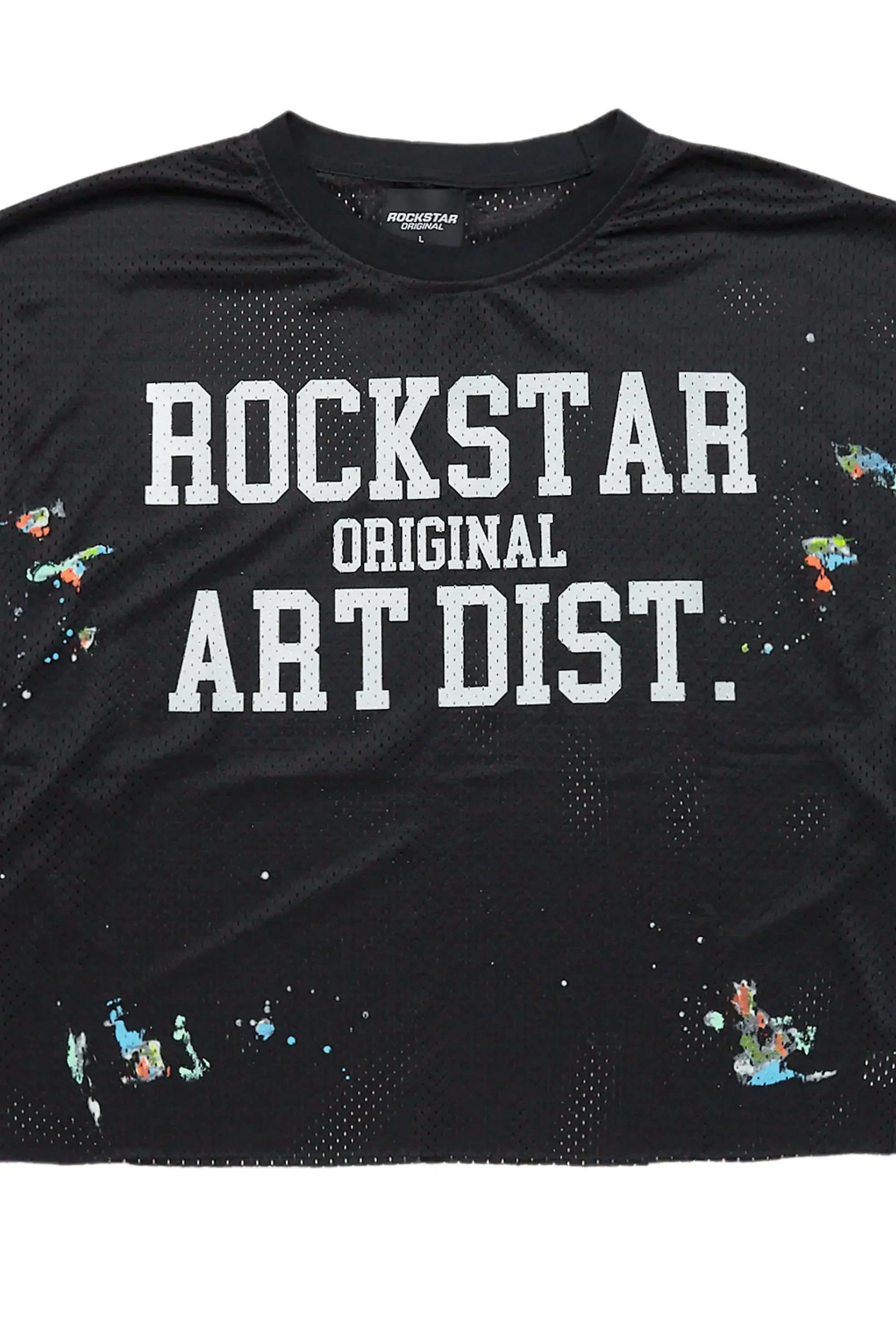 Carillo Black Graphic Mesh Jersey sold by Rockstar Original product image thumbnail 3
