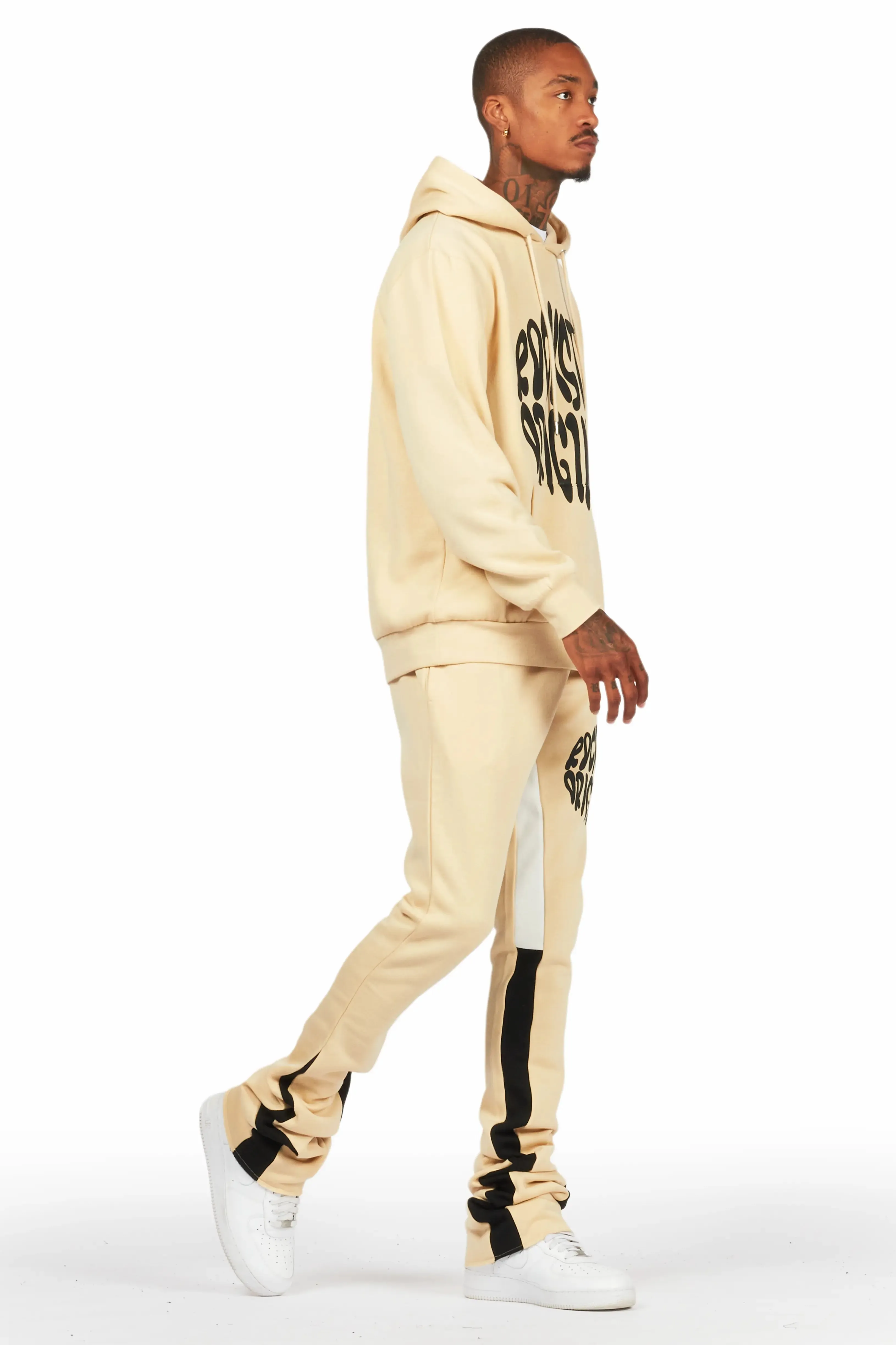 Thierry Beige/Black Stacked Flare Track Set sold by Rockstar Original product image thumbnail 5