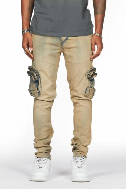 Falan Tint Skinny Fit Cargo Jean sold by Rockstar Original