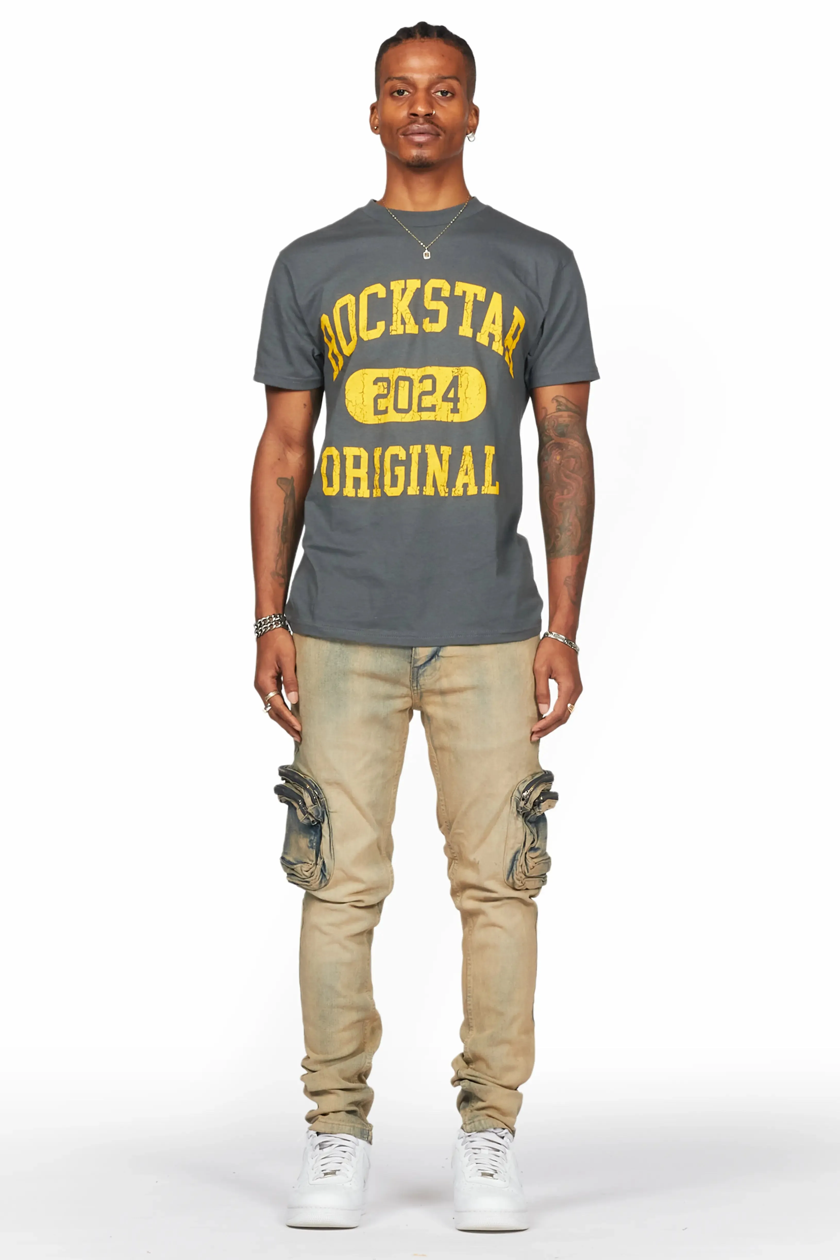 Falan Tint Skinny Fit Cargo Jean sold by Rockstar Original product image thumbnail 3