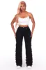Jhourney Black Baggy Stacked Jean sold by Rockstar Original