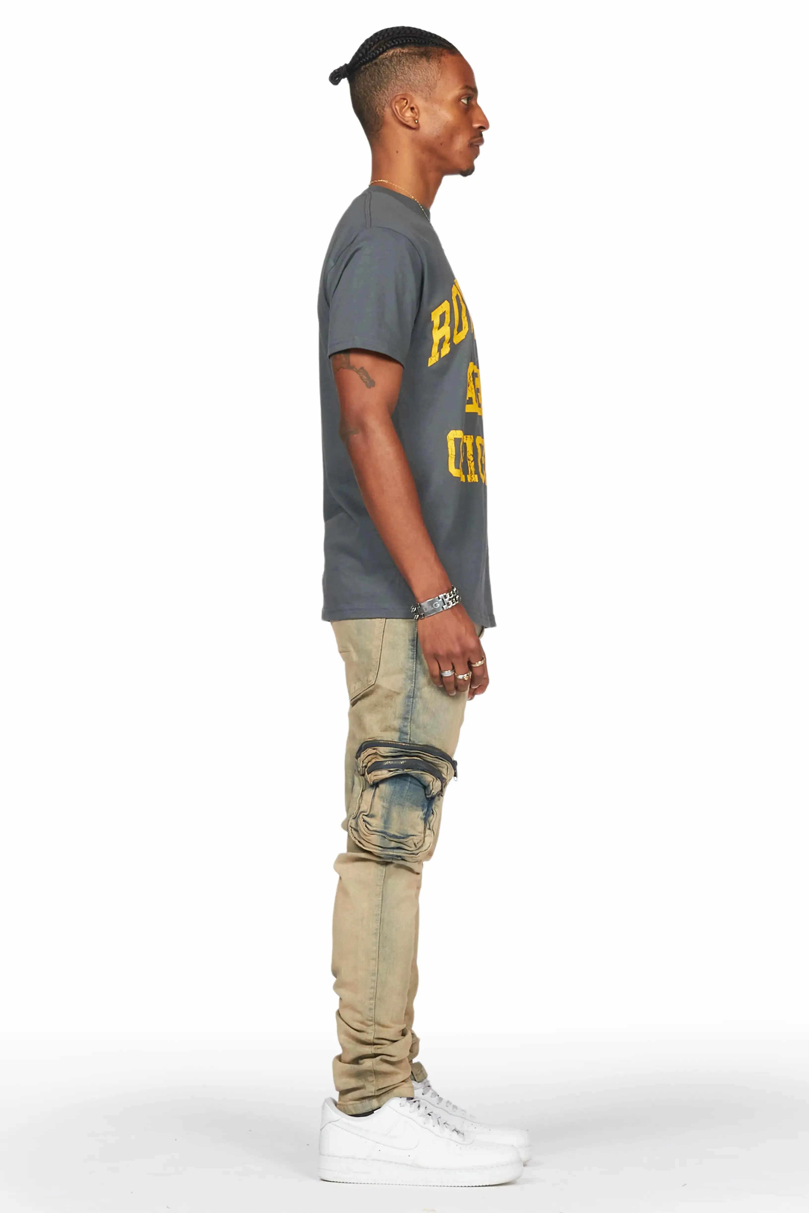 Falan Tint Skinny Fit Cargo Jean sold by Rockstar Original product image thumbnail 5