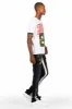 Baron White/Black T-Shirt/Super Stacked Flare Track Set sold by Rockstar Original