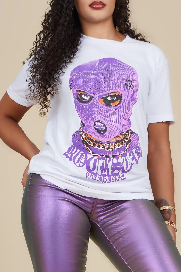 Catch Her White Oversized Tee sold by Rockstar Original product image thumbnail 2