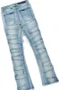 Loman Beige Oversized T-Shirt & Shake Blue Stacked Flare Jean Bundle sold by Rockstar Original