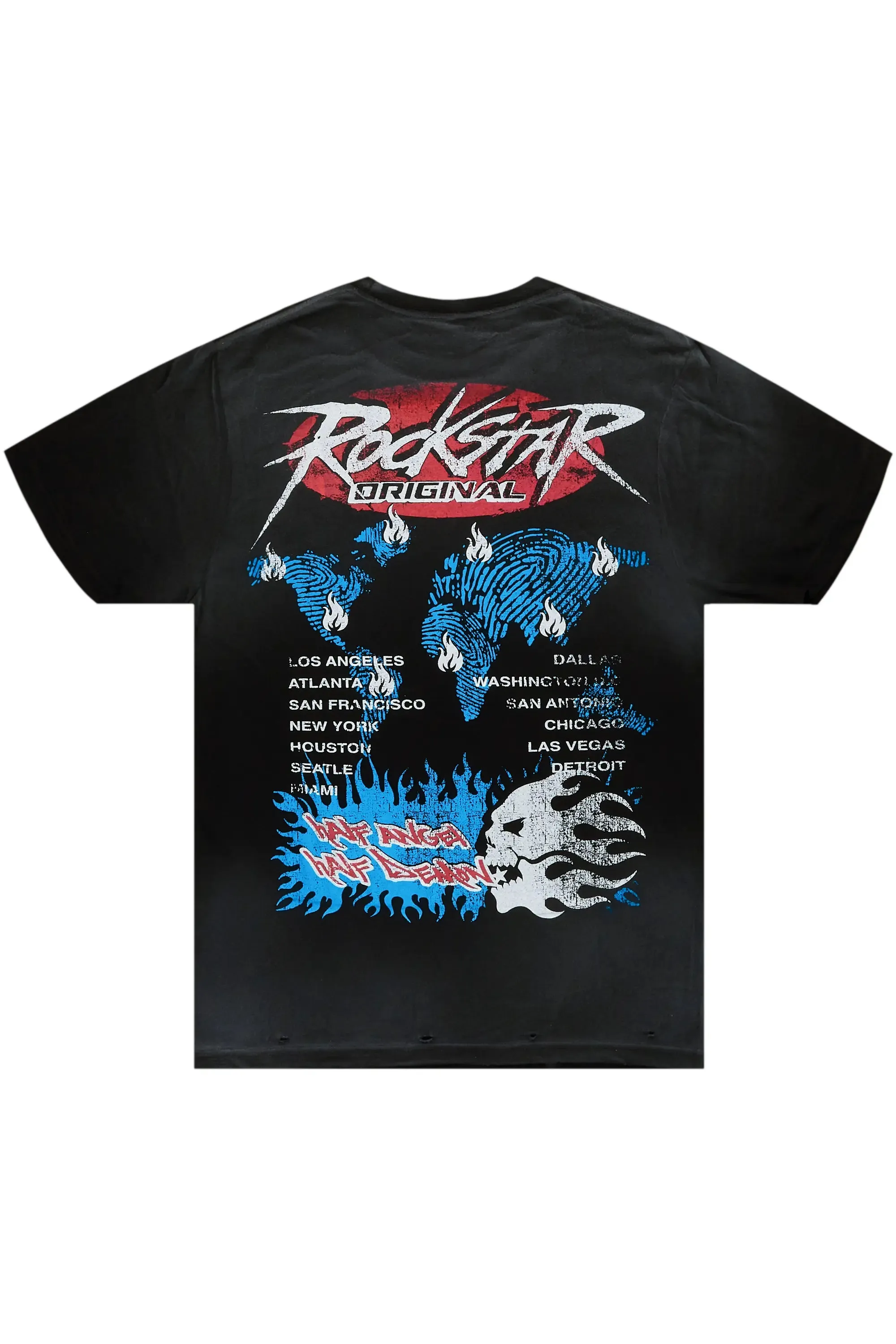 Alpha Black Graphic T-Shirt sold by Rockstar Original product image thumbnail 3