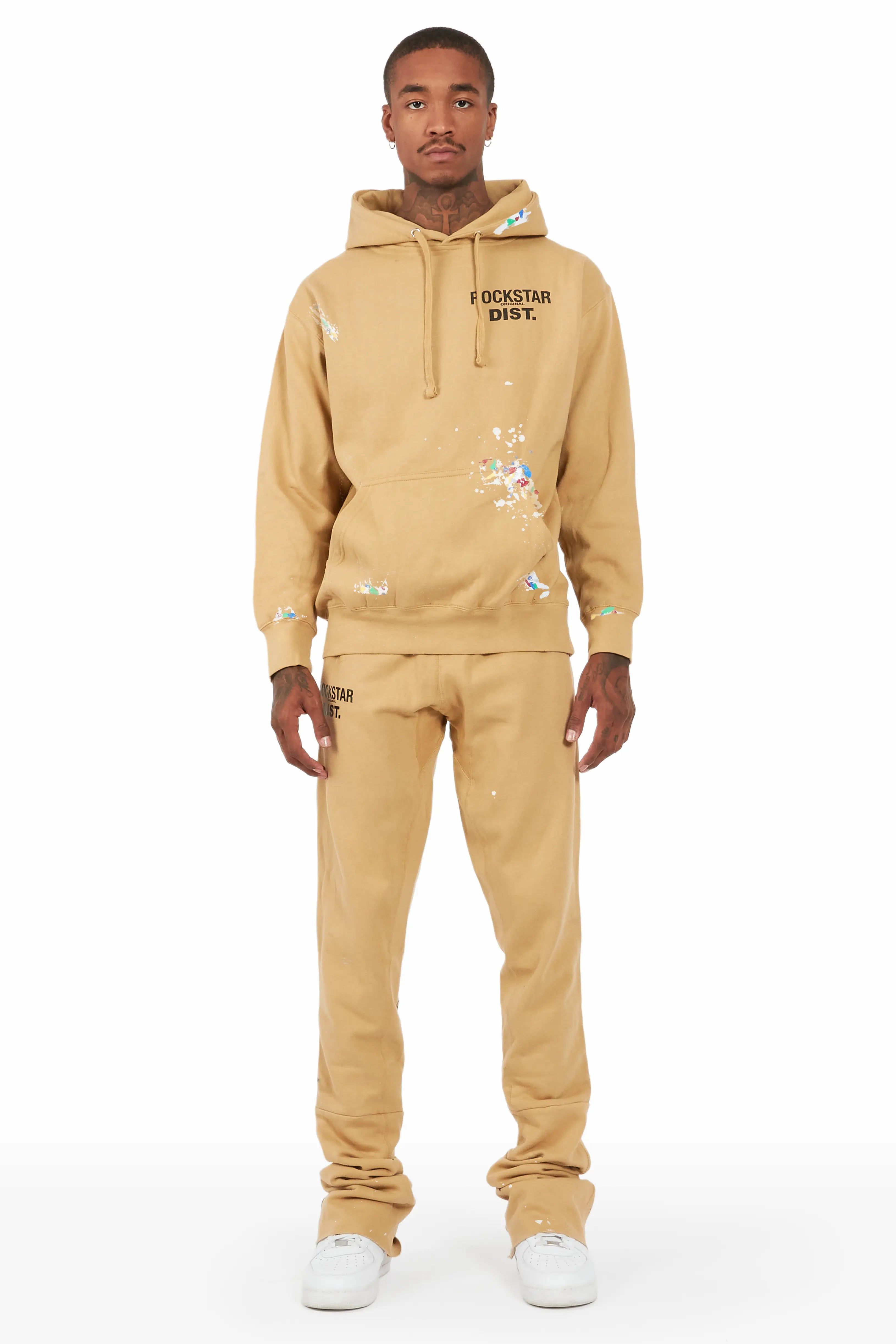 Rockstar Art Dist. Beige Super Stacked Track Set sold by Rockstar Original