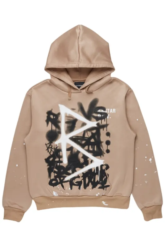 Nahomy Tan Oversized Hoodie sold by Rockstar Original