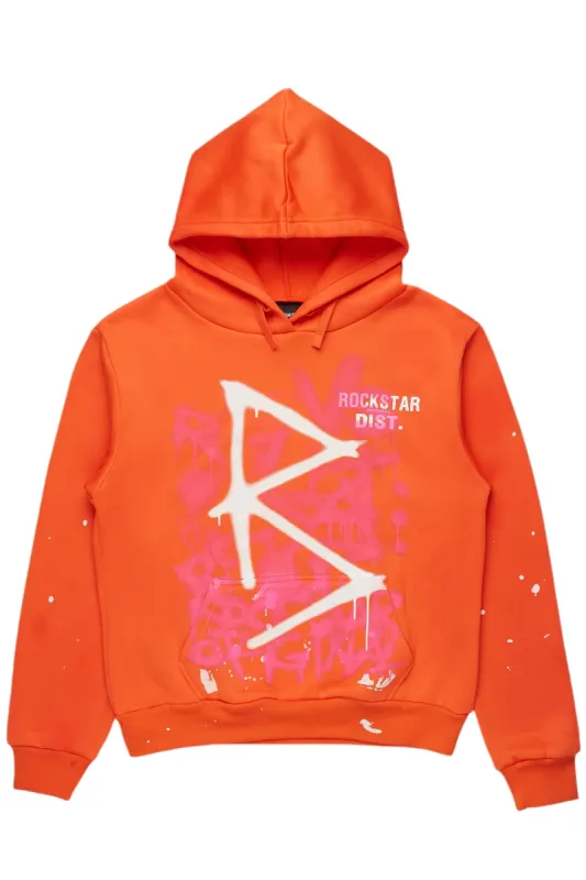 Nahomy Orange Oversized Hoodie sold by Rockstar Original