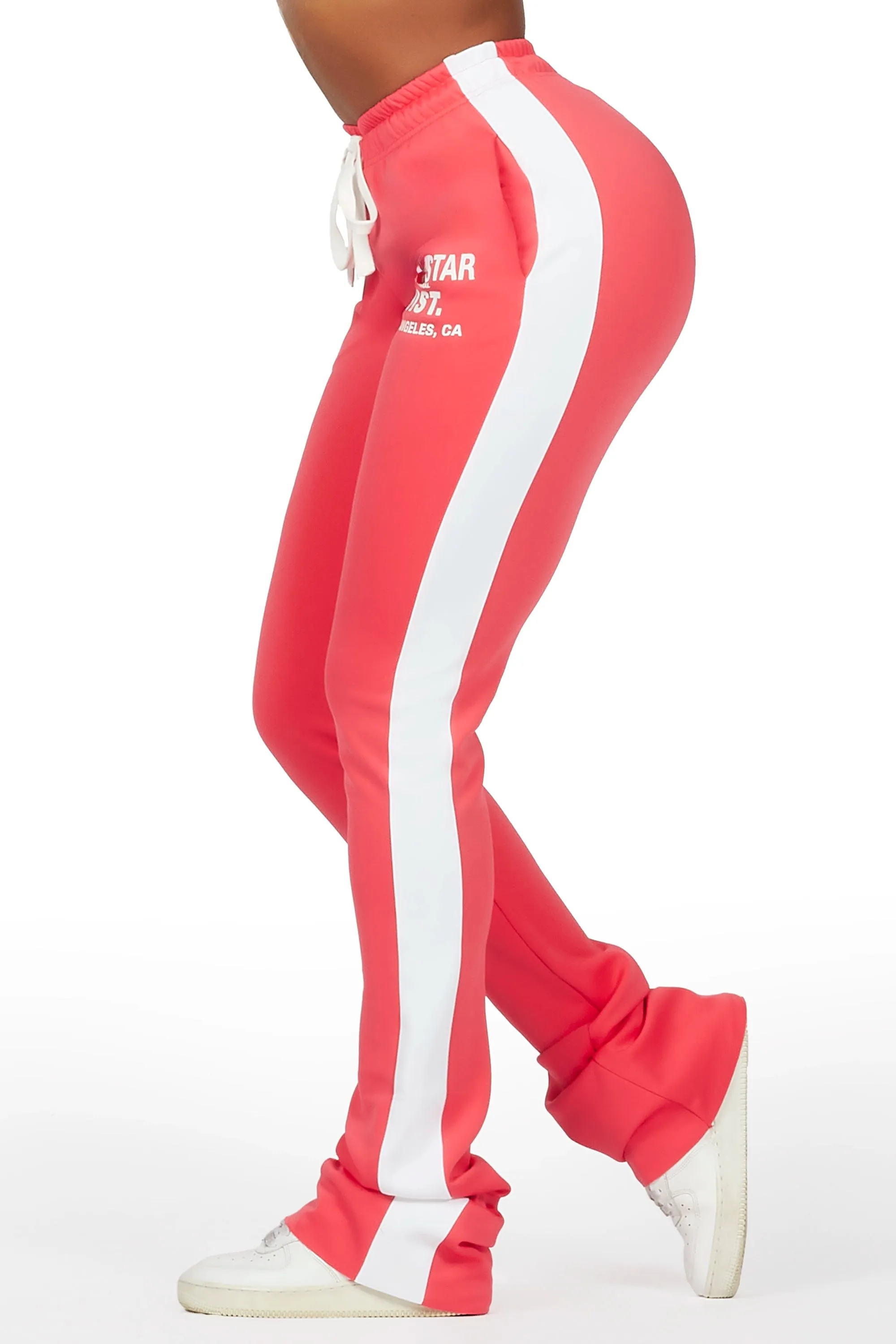 Savannah Hot Pink Super Stacked Track Pant sold by Rockstar Original