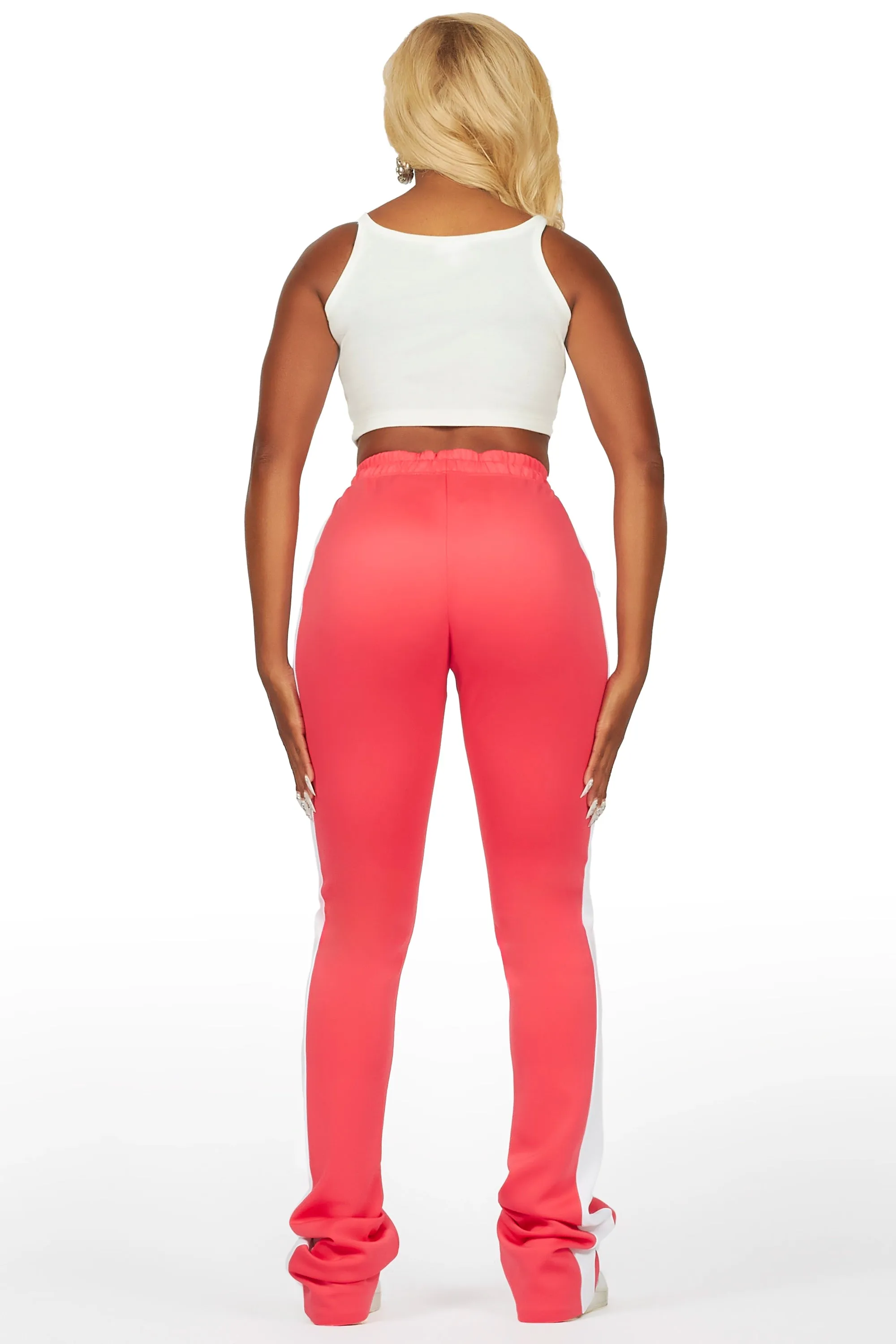 Savannah Hot Pink Super Stacked Track Pant sold by Rockstar Original product image thumbnail 5