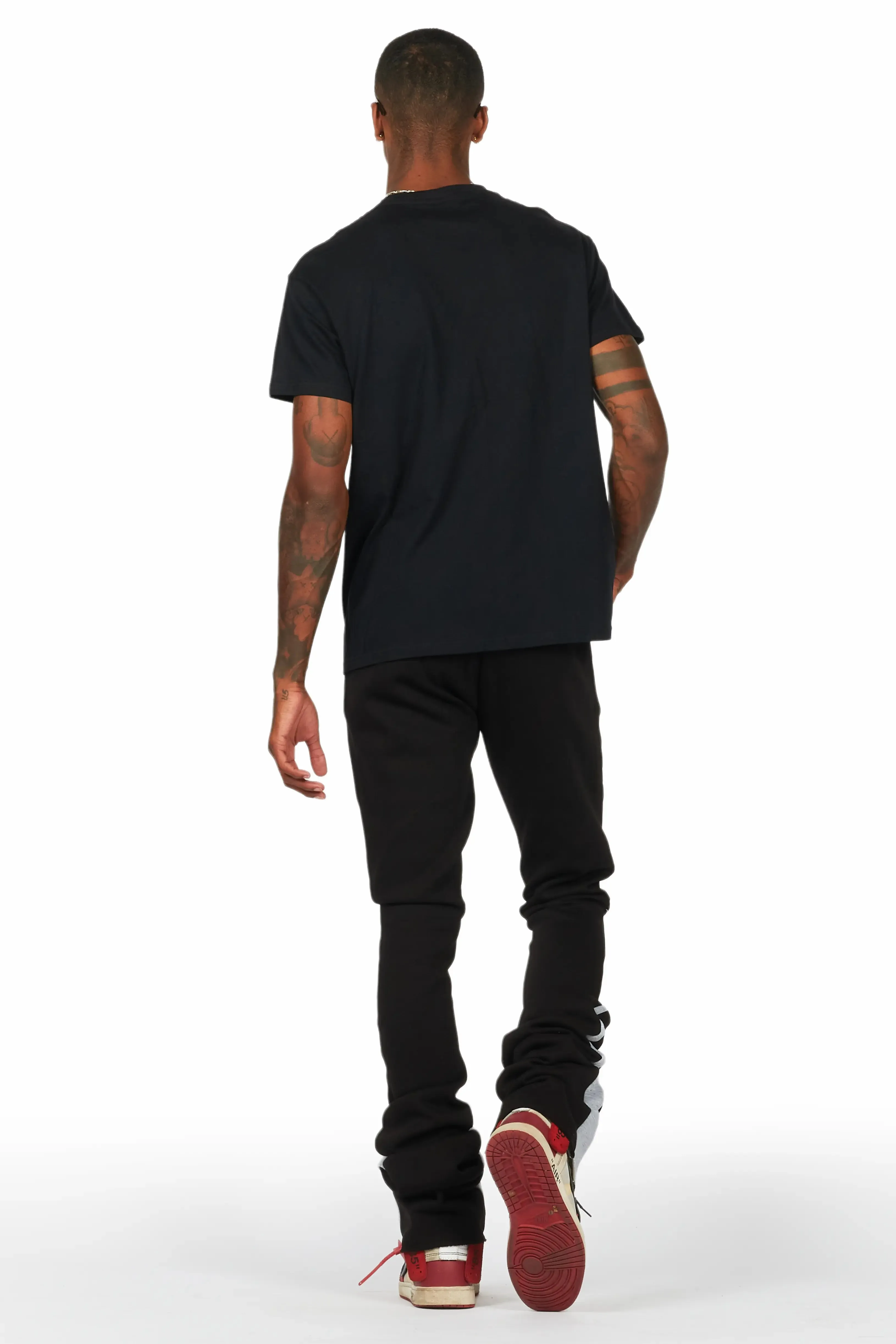 Sarge Black T-Shirt/Super Stacked Flare Track Set sold by Rockstar Original product image thumbnail 4