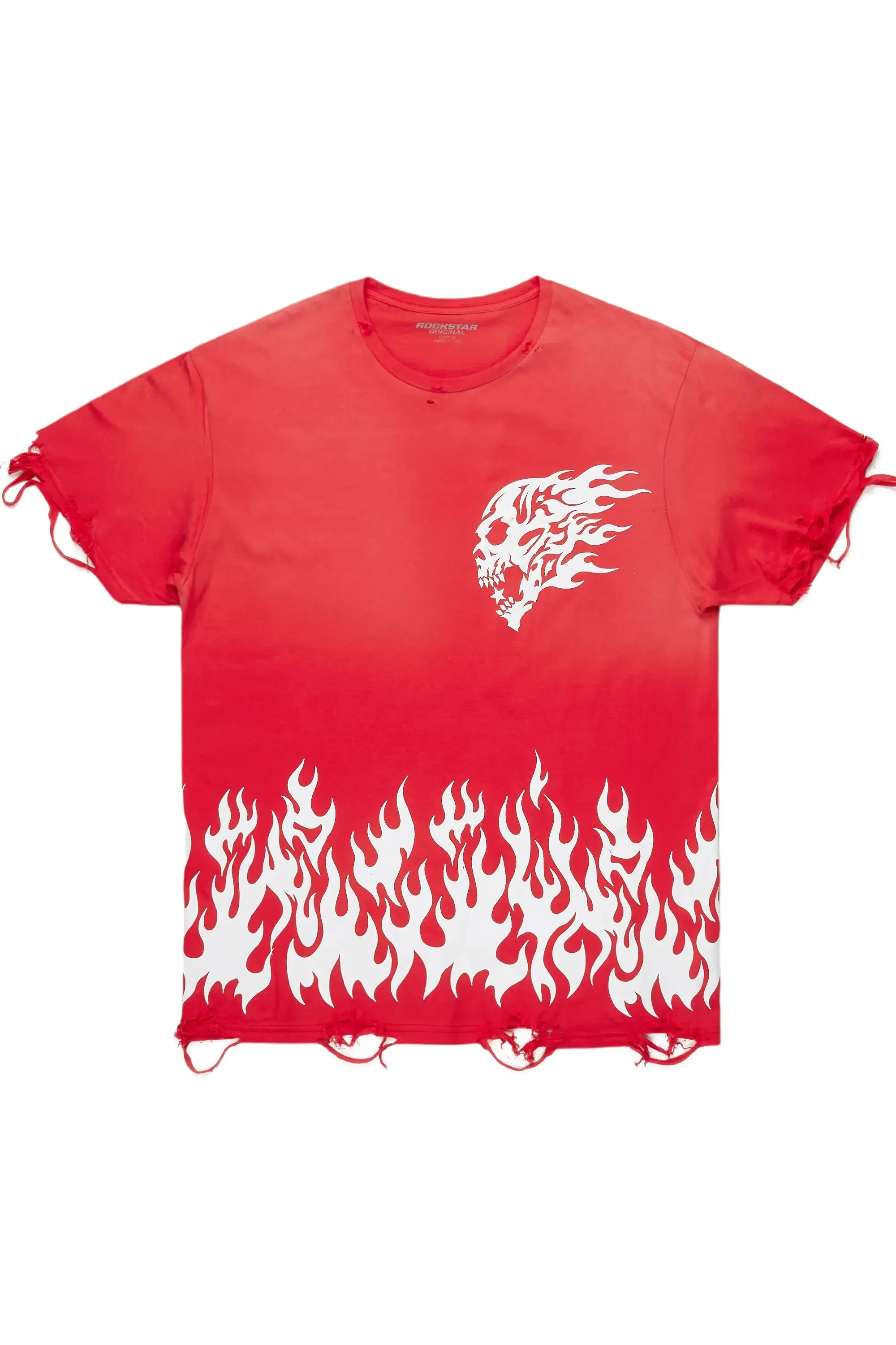 Bubble Red Oversized Graphic T-Shirt sold by Rockstar Original