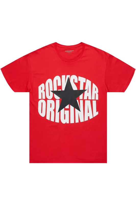 Ranger Red/White Graphic T-Shirt sold by Rockstar Original