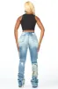 Teresa Light Wash Super Stacked Jean sold by Rockstar Original
