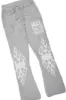 Toshio Grey Stacked Flare Knitted Mohair Track Set sold by Rockstar Original