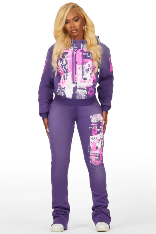 Arleasha Purple Super Stacked Trackset sold by Rockstar Original